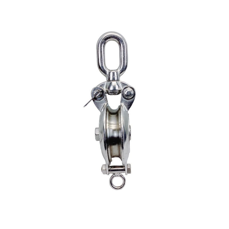 Heavy Duty Stainless Steel T316 Sheave Swivel Block Hoist Lift For Wire Rope